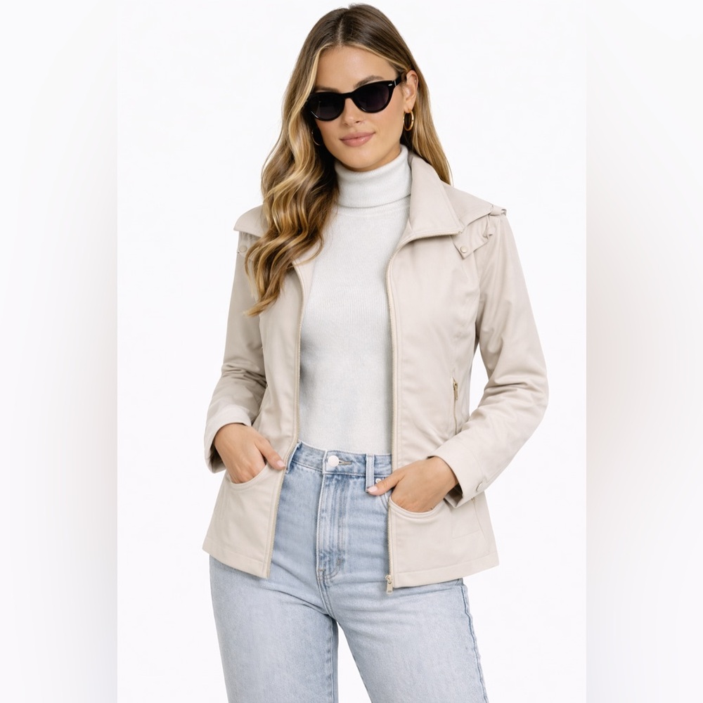 $150 Calvin Klein Lightweight Zip-Up Jacket Windbreaker Small - Picture 7 of 7
